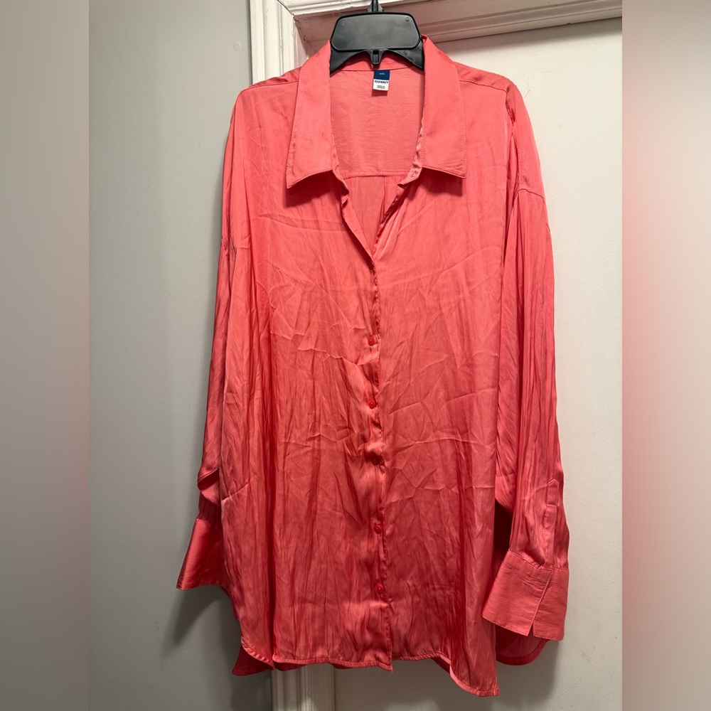 Old Navy Coral Shirt XXL